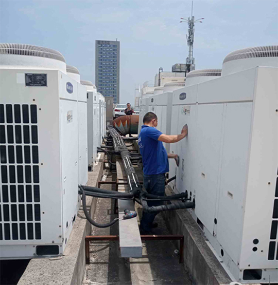 开阳中央空调制热和不制冷系统维修方法